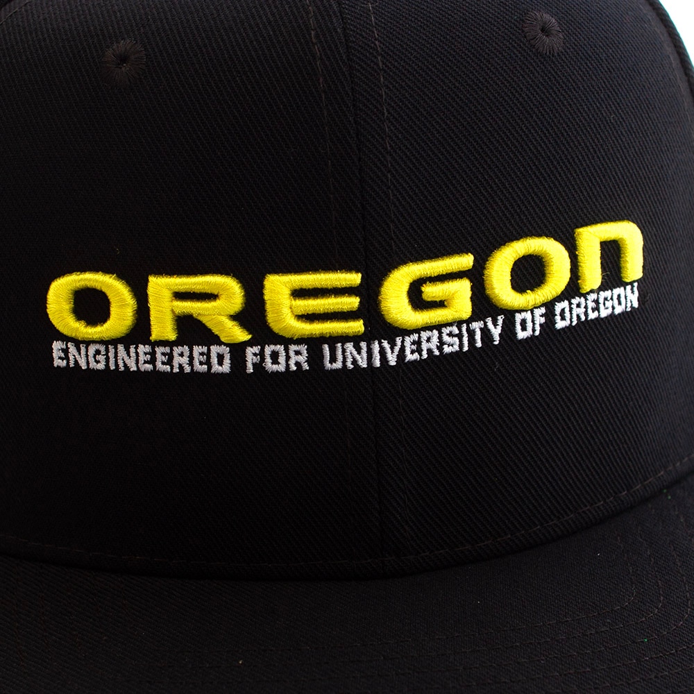 Classic Oregon O, Nike, Black, Flatbill, Performance/Dri-FIT, Accessories, Unisex, Football, Pro, Snapback, Structured, Club, Sideline, Adjustable, Hat, 915771
